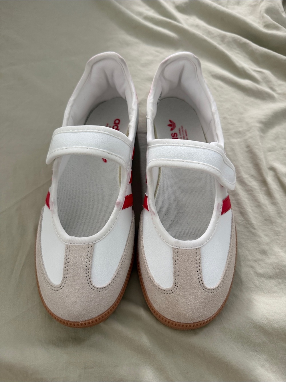 adidas Samba Sneakers - White & Red - Picture 2 of 4